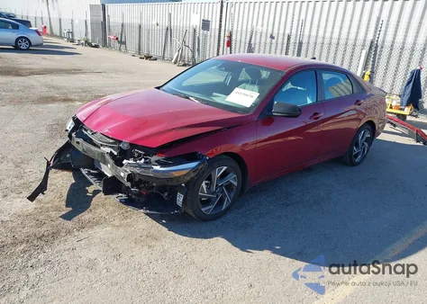 2025 Hyundai Elantra Sel Sport z USA, uszkodzony, nr VIN KMHLM4DG0SU961219